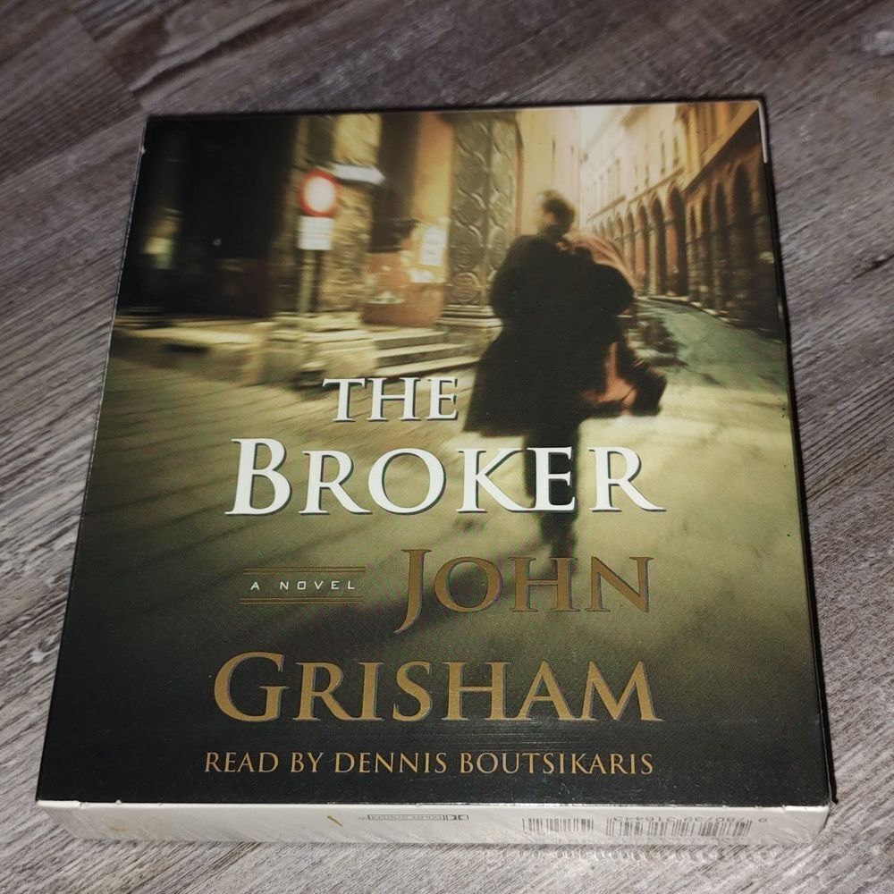 John Grisham The Broker Audio Book Novel CD Random House Audio 5 Discs  New Seal